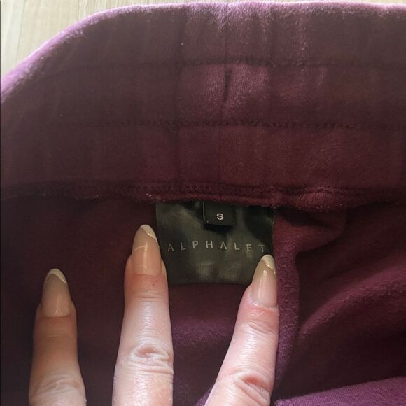 Alphalete Maroon Jogger Pants - Picture 3 of 4